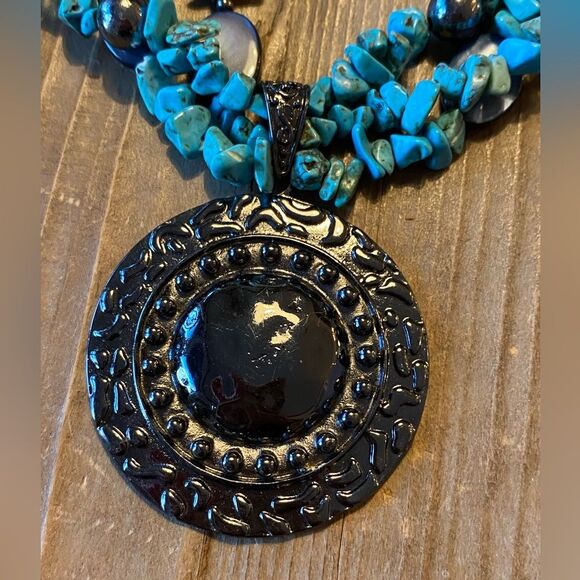 Turquoise Necklace Set - Picture 7 of 8